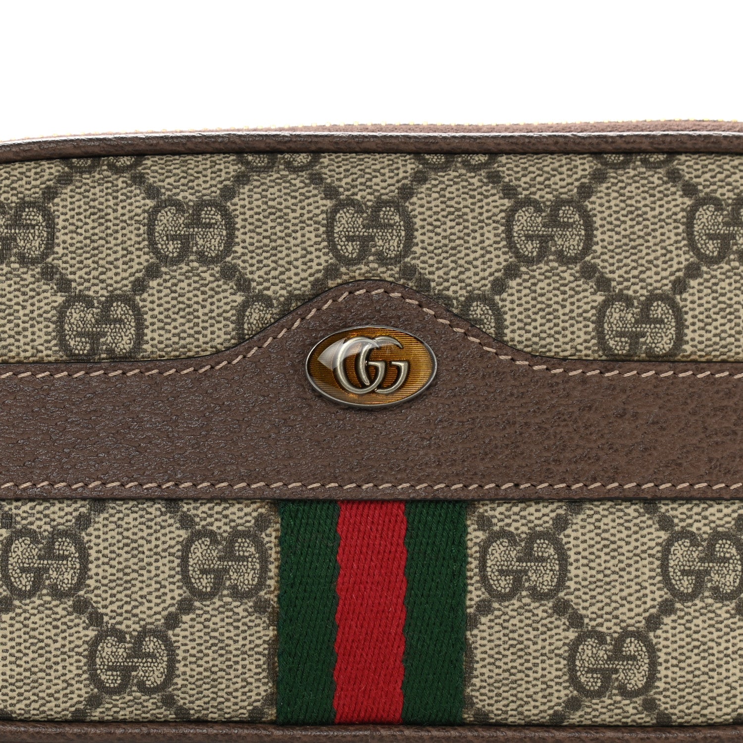 Gucci GG Supreme Monogram Ophidia Belted iPhone Case 95 38 Dark Brown 9 of 13