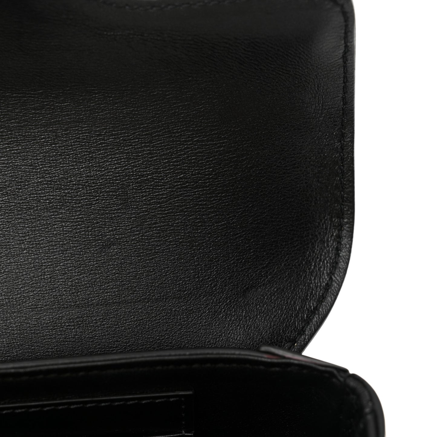 Satinated Calfskin Besace Small 16 Black