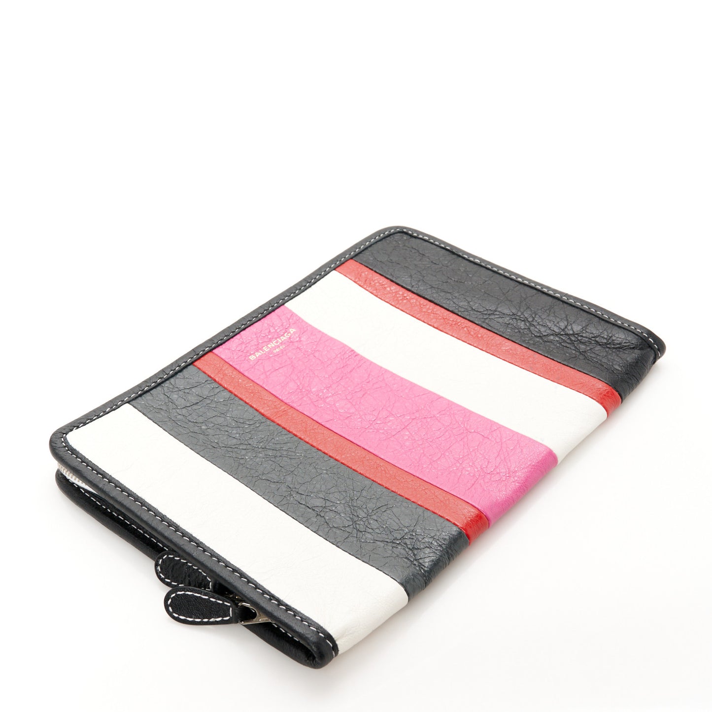 Agneau Arena Multicolore Bazar Pouch Rose Gris White Black Rouge