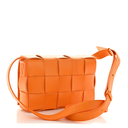 Bottega Veneta Nappa Maxi Intreccio Cassette Bag Tangerine 4 of 12