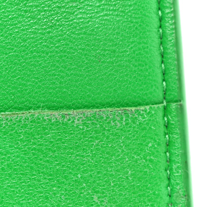 Bottega Veneta Nappa Maxi Intrecciato Compact Wallet Grass 8 of 9
