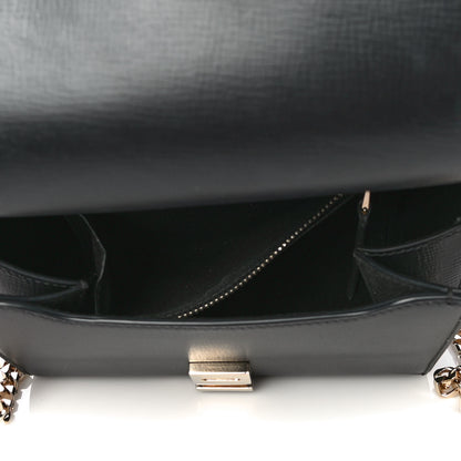 Givenchy Textured Calfskin Mini Pandora Box Chain Crossbody Bag Black 6 of 11