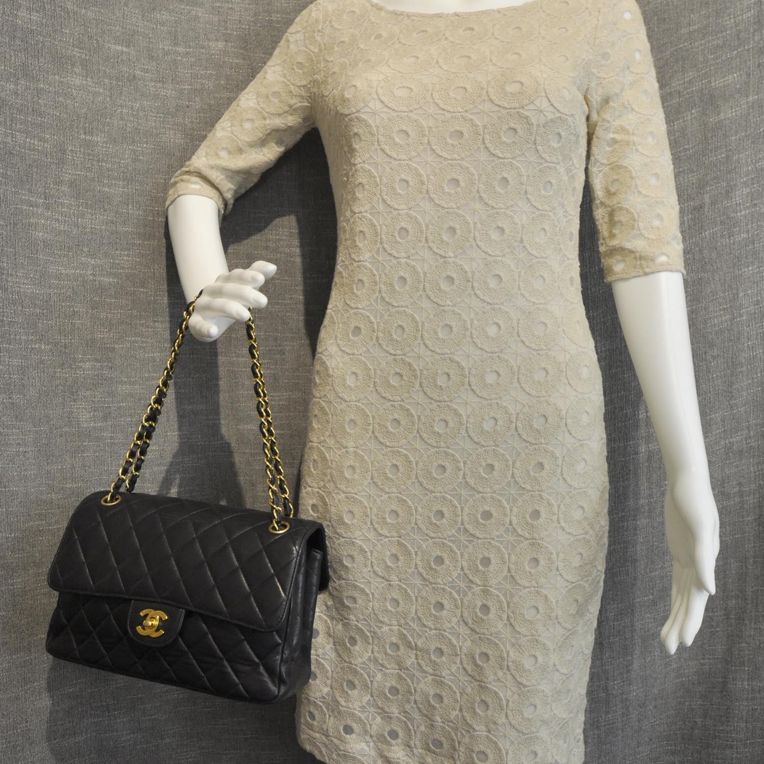 Chanel Lambskin Double Sided Medium Flap Navy 2 of 10