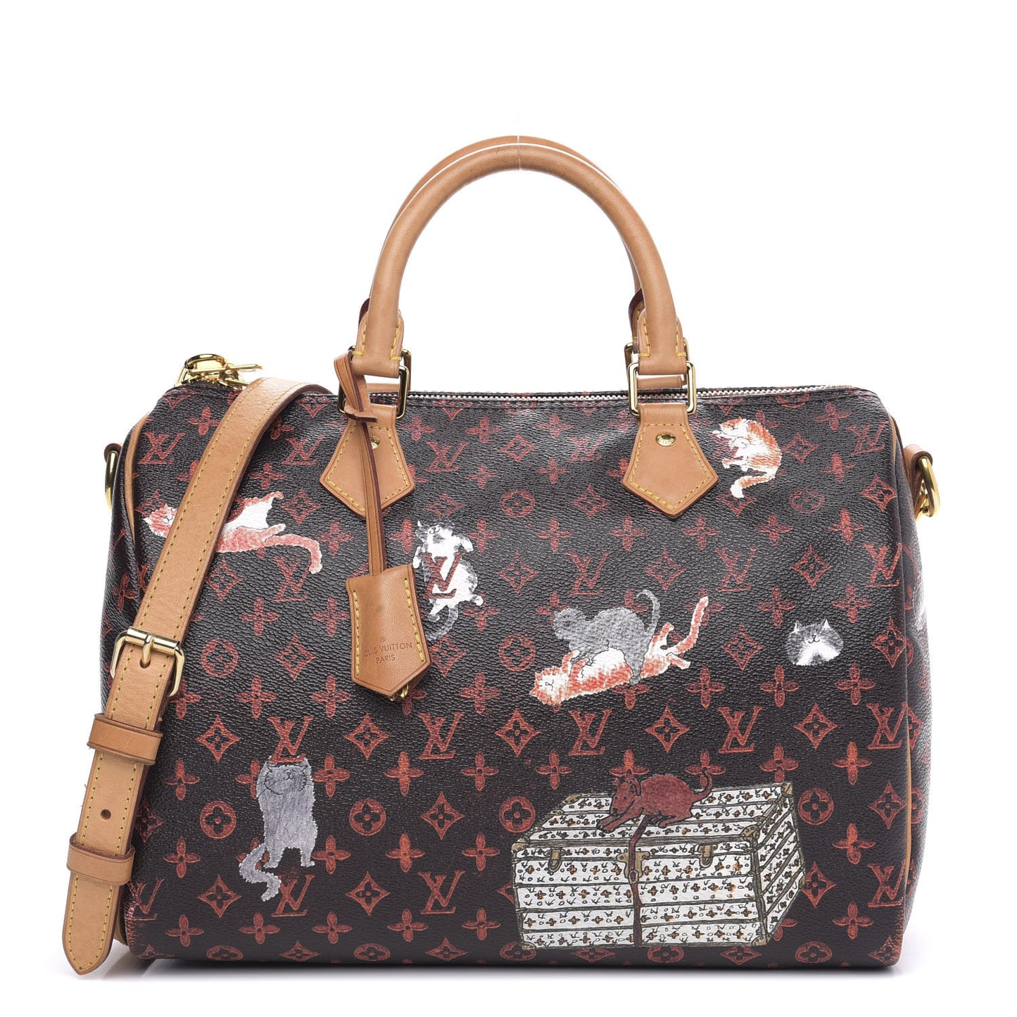 Catogram Speedy Bandouliere 30 Marron