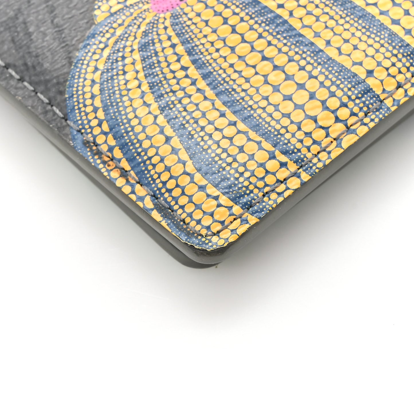 LV X YK Monogram Eclipse Reverse Pumpkin Slender Wallet Multicolor