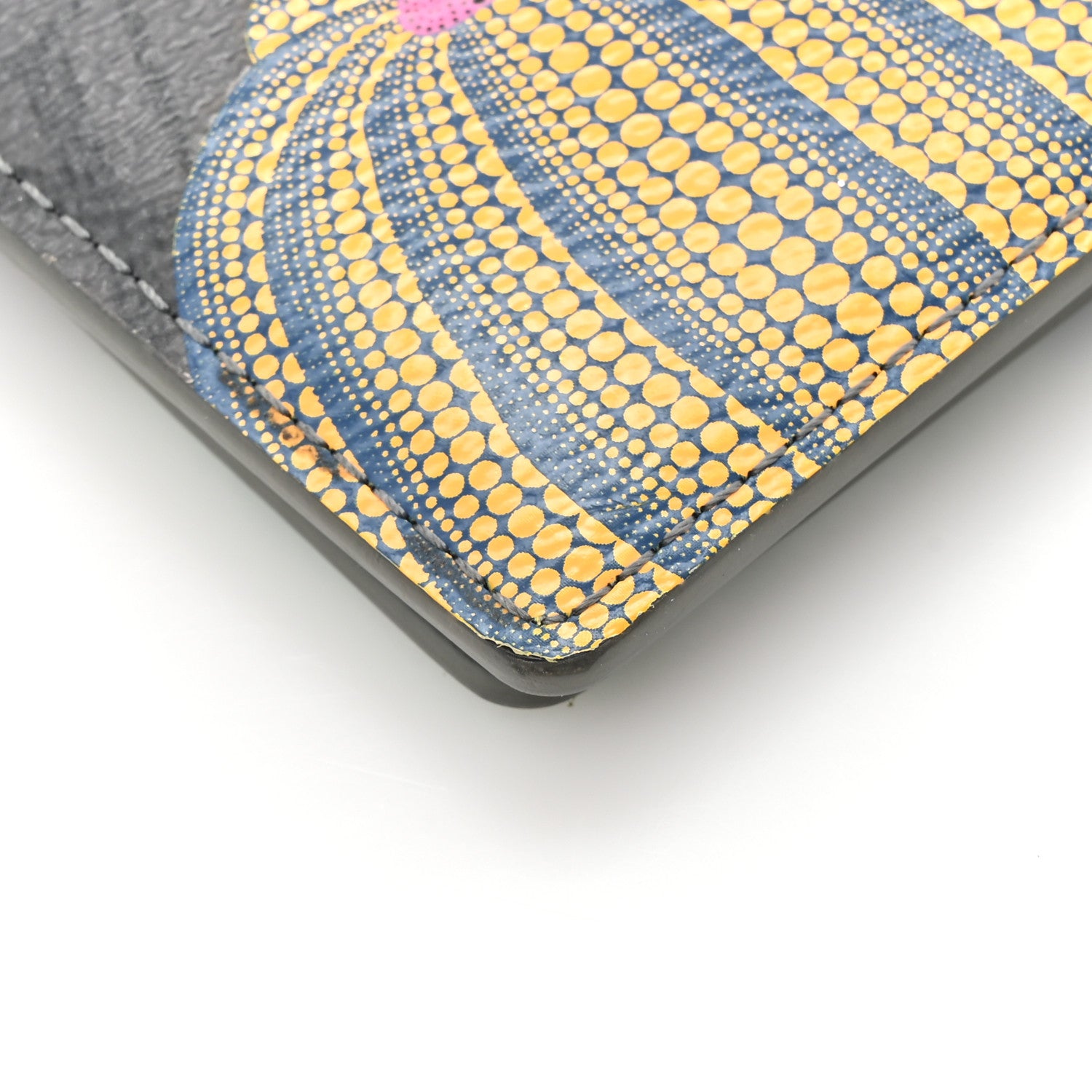 Louis Vuitton LV X YK Monogram Eclipse Reverse Pumpkin Slender Wallet Multicolor 9 of 9