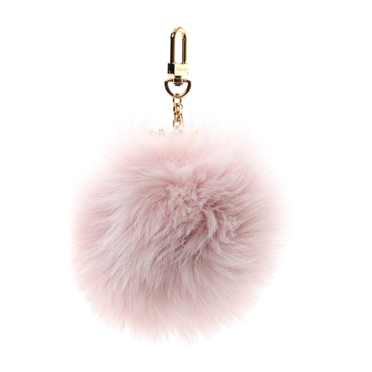 Fuzzy Bubble Bag Charm Light Pink