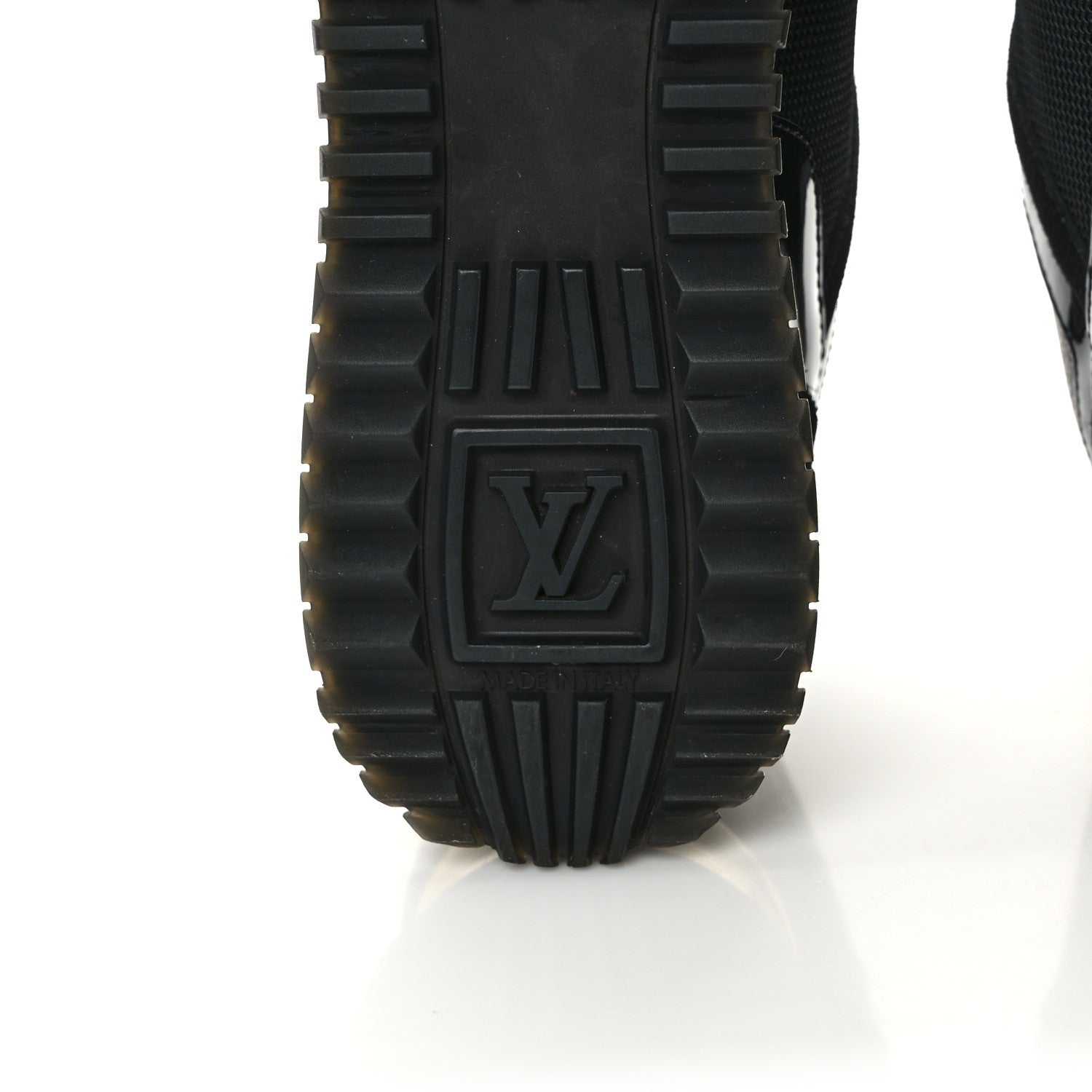 Louis Vuitton Suede Monogram Run Away Sneakers 38.5 Black 7 of 10