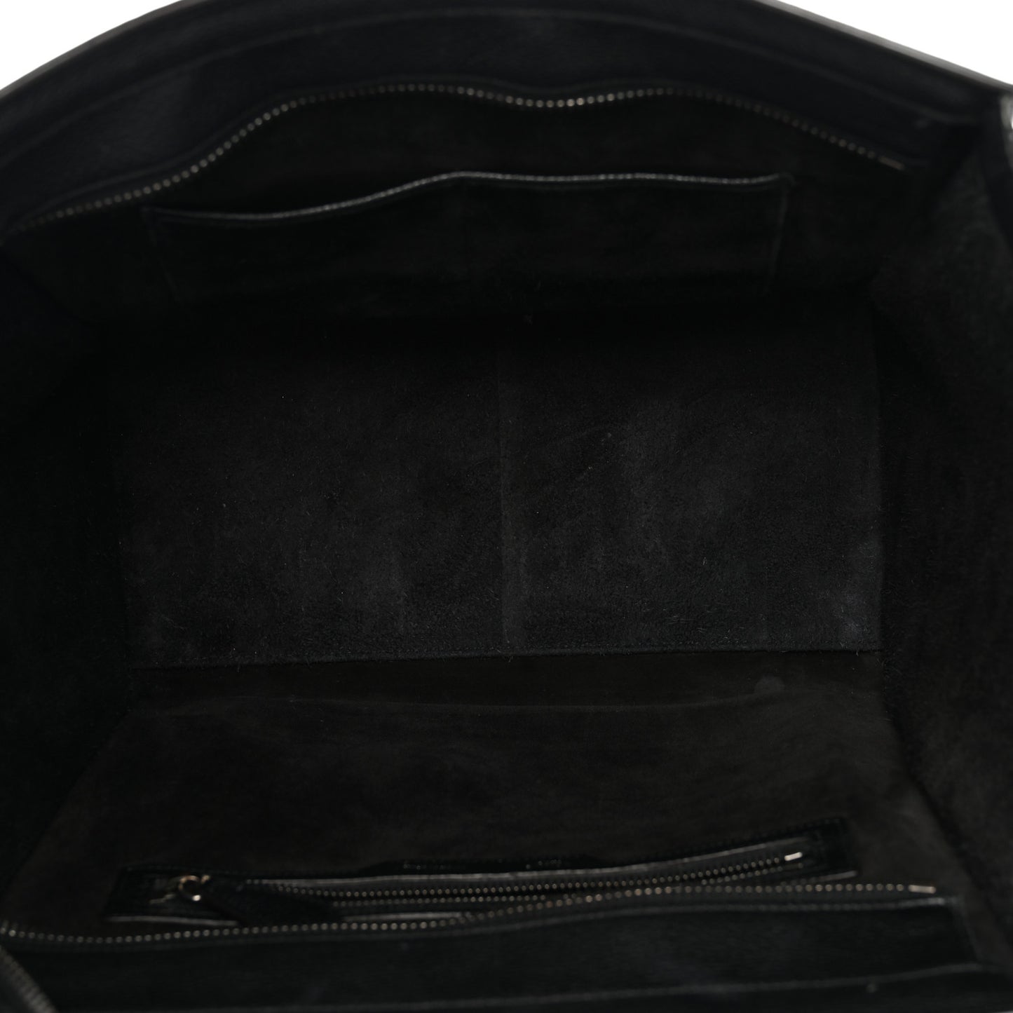 Drummed Calfskin Mini Luggage Black