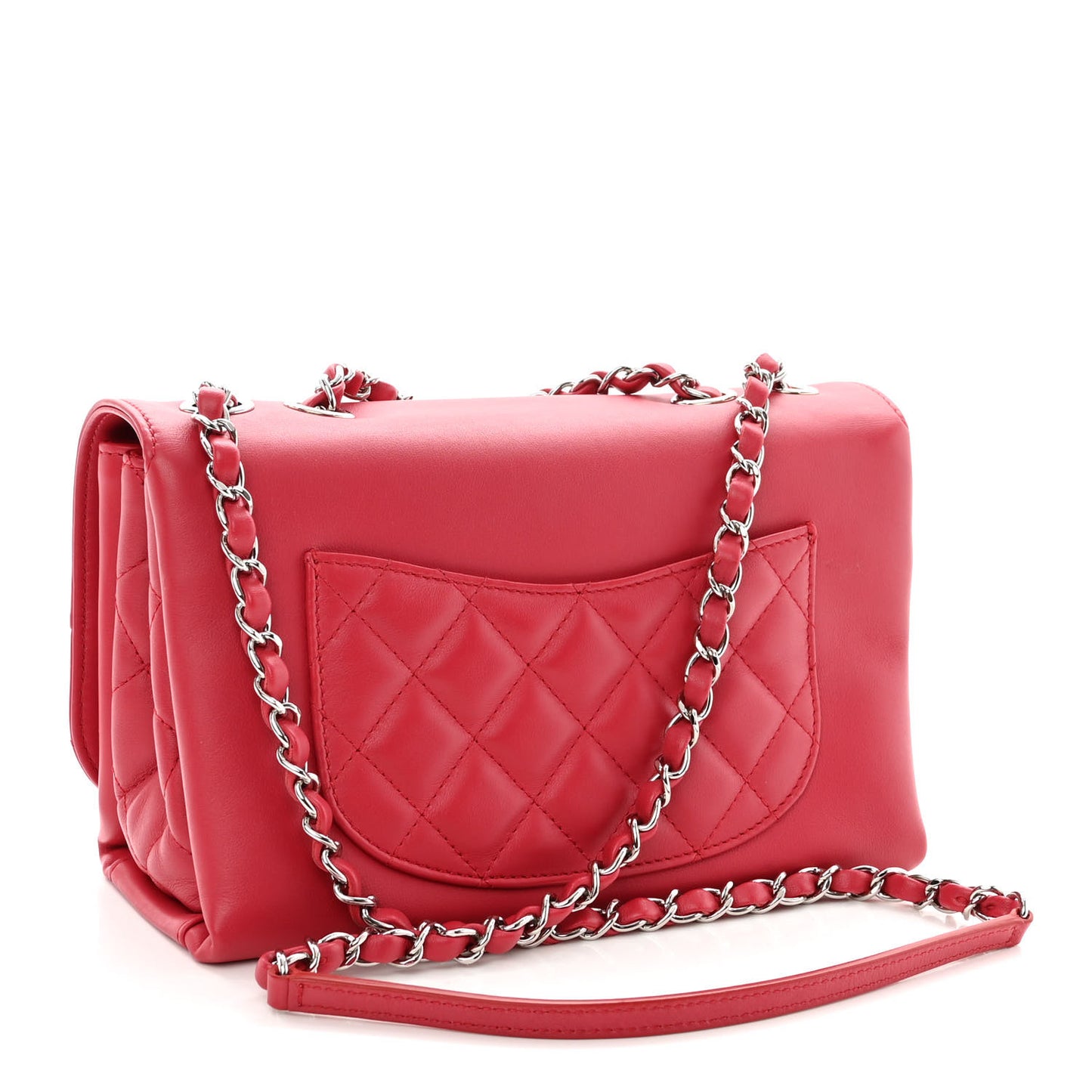 Calfskin Small Tramezzo Flap Red