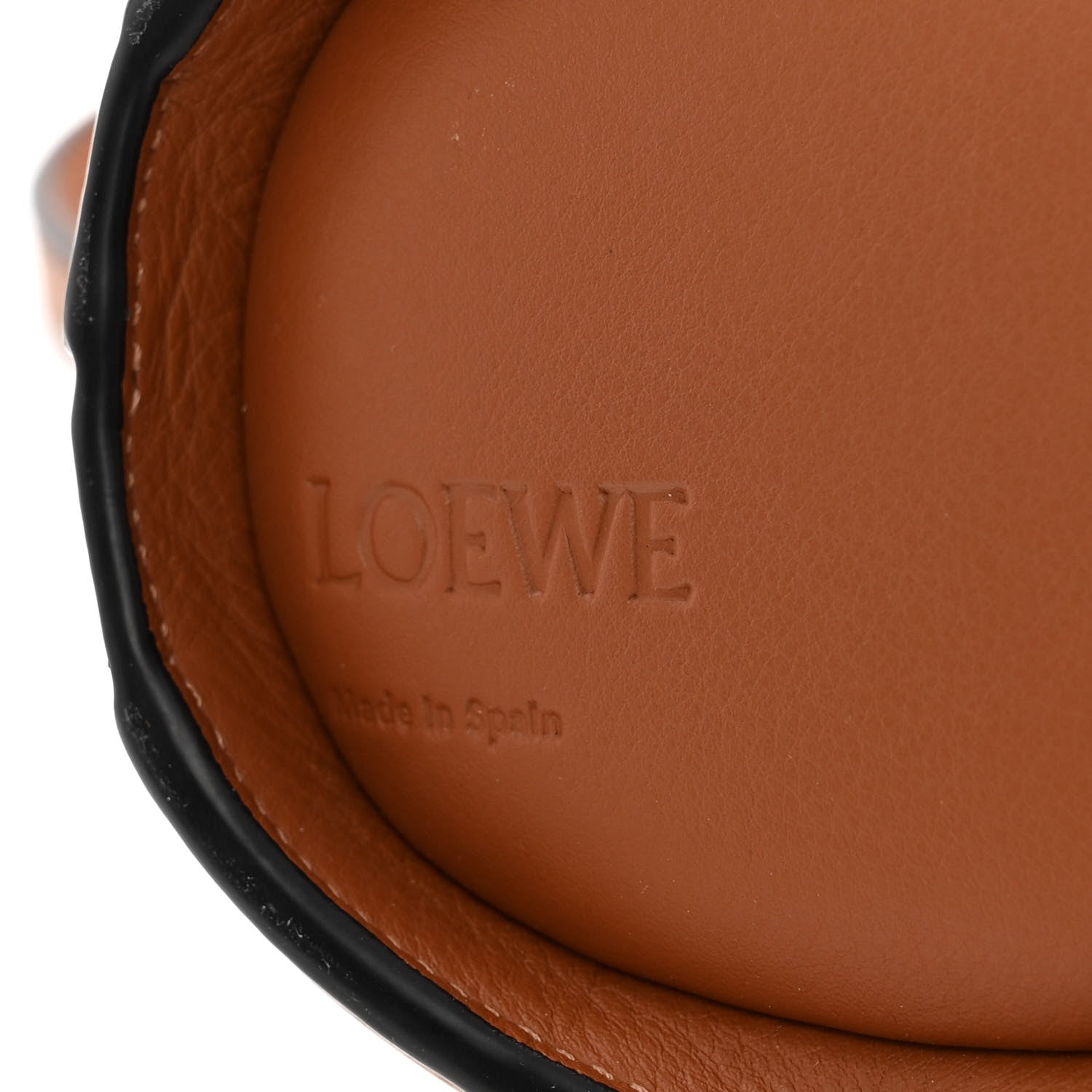 Loewe Calfskin Mini Elephant Crossbody Bag Tan 6 of 9