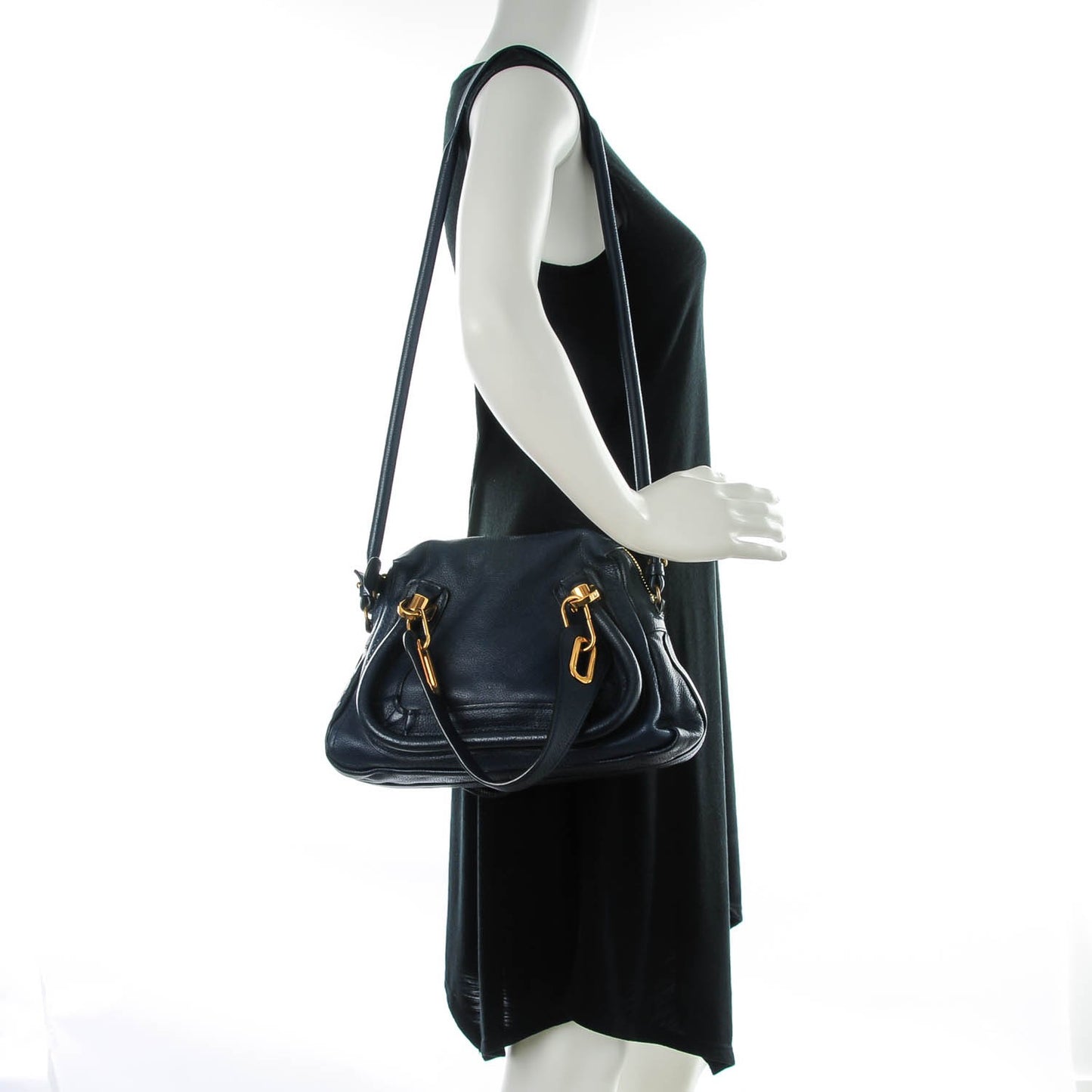 Calfskin Small Paraty Midnight Blue
