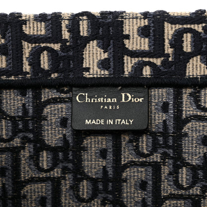 Christian Dior Oblique Large Book Tote Blue Multicolor 6 of 12