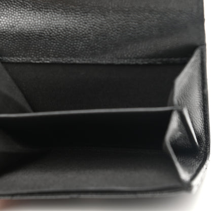Chanel Caviar Quilted My Everything Flap Card Holder Wallet Black 5 of 8