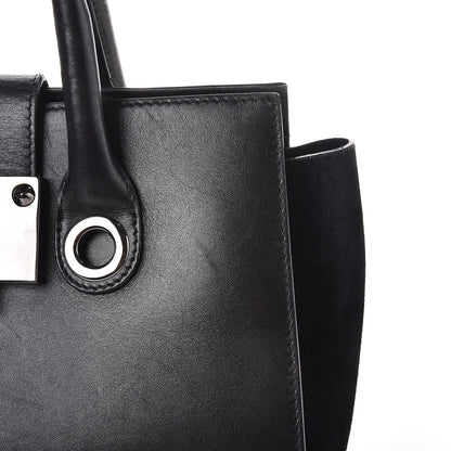 Jimmy Choo Calfskin Suede Small Riley Tote Black 12 of 16