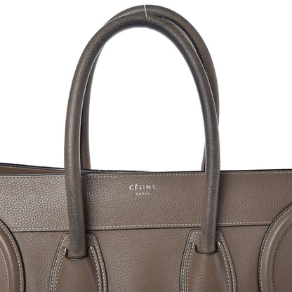 Celine Drummed Calfskin Mini Luggage Souris 23 of 26