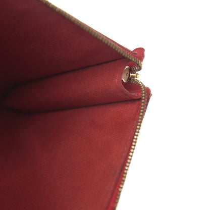 Louis Vuitton Epi Pochette Accessories 24 Castillan Red 7 of 13