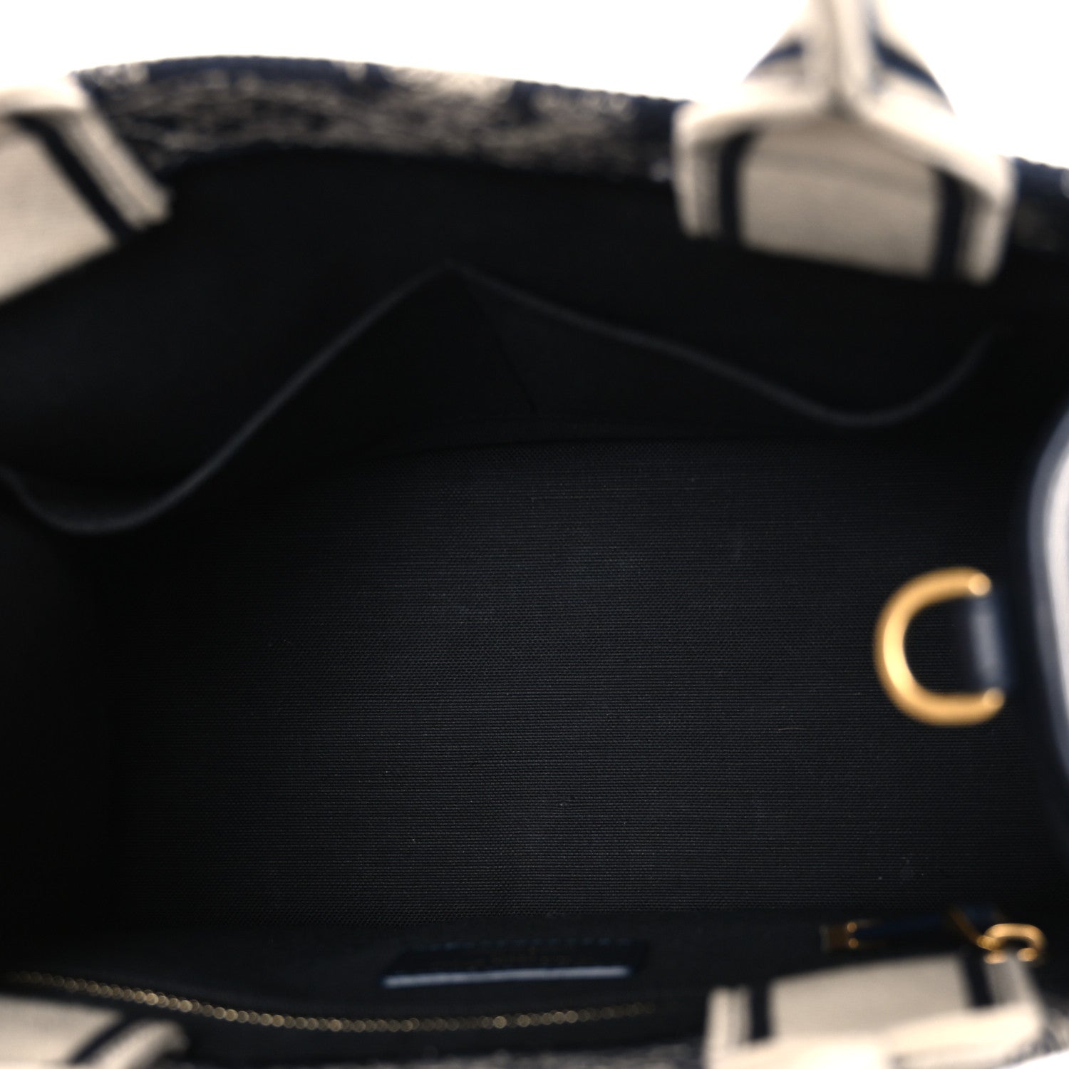 Christian Dior Calfskin Dioriviera Toile De Jouy Small Book Tote With Strap Blue Multicolor 5 of 10