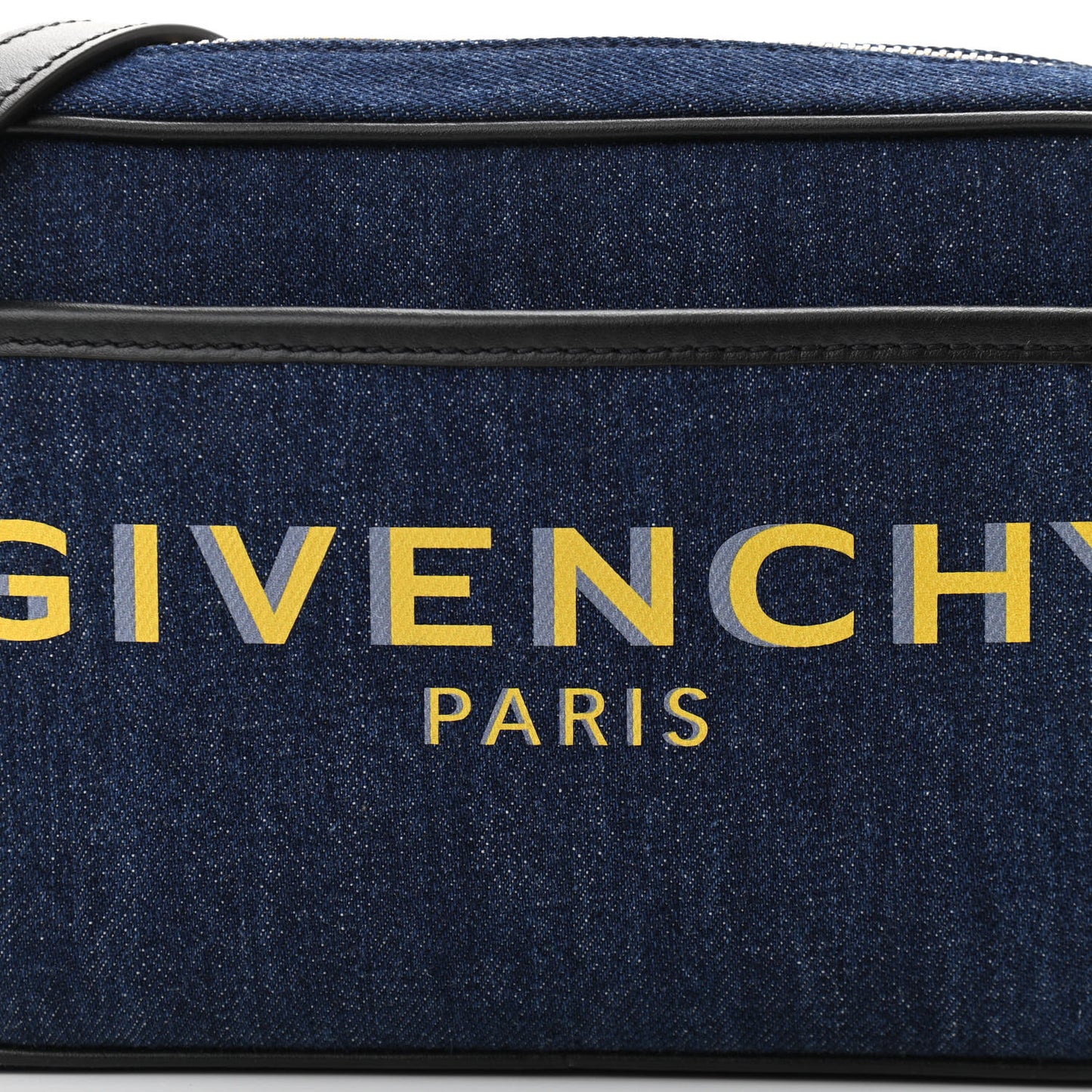 Denim Logo Bond Camera Bag Blue