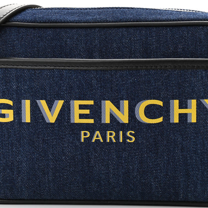 Givenchy Denim Logo Bond Camera Bag Blue 7 of 9