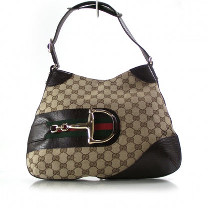 Gucci Monogram Hasler Shoulder Bag 1 of 11