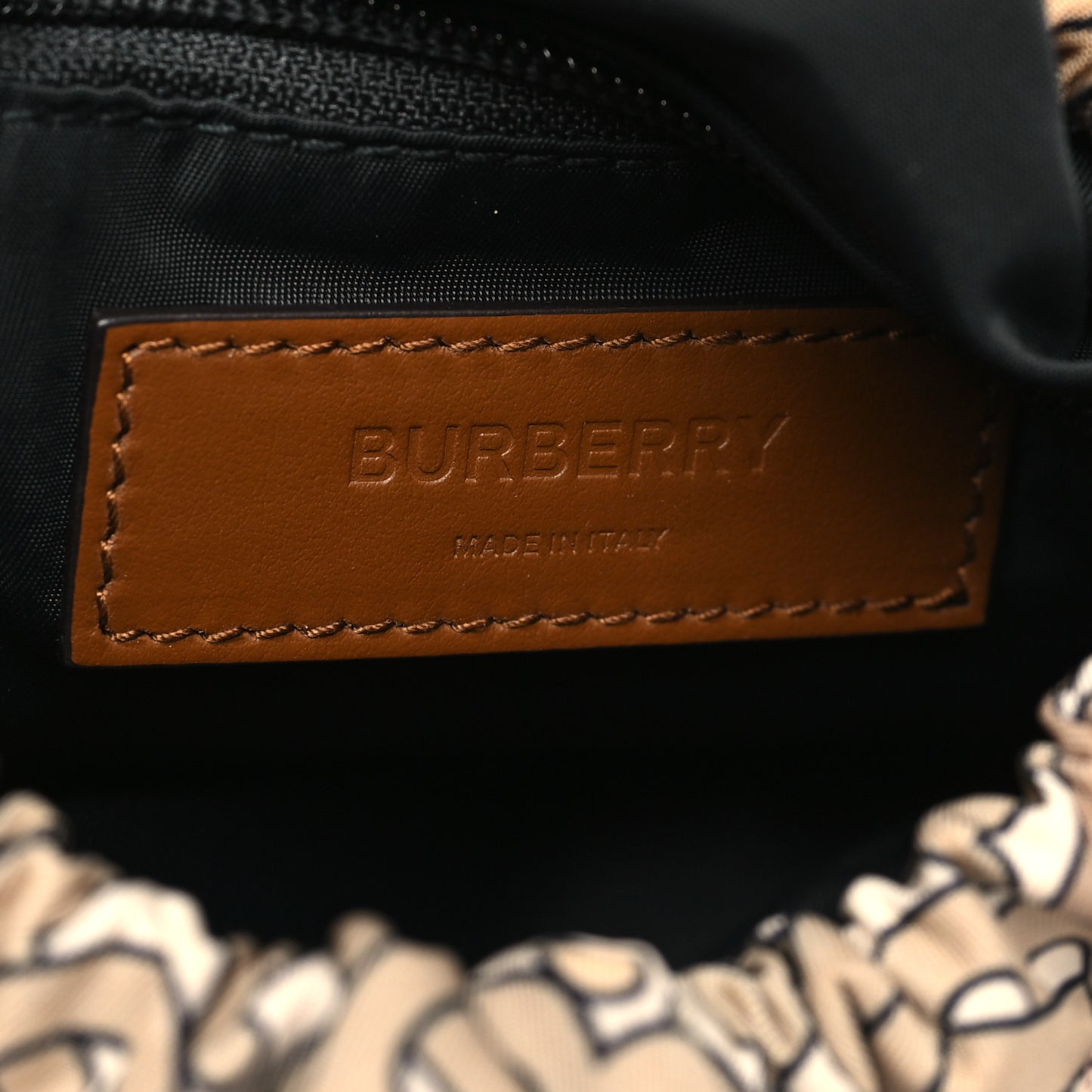 Nylon Monogram TB Leo Belt Backpack Brown