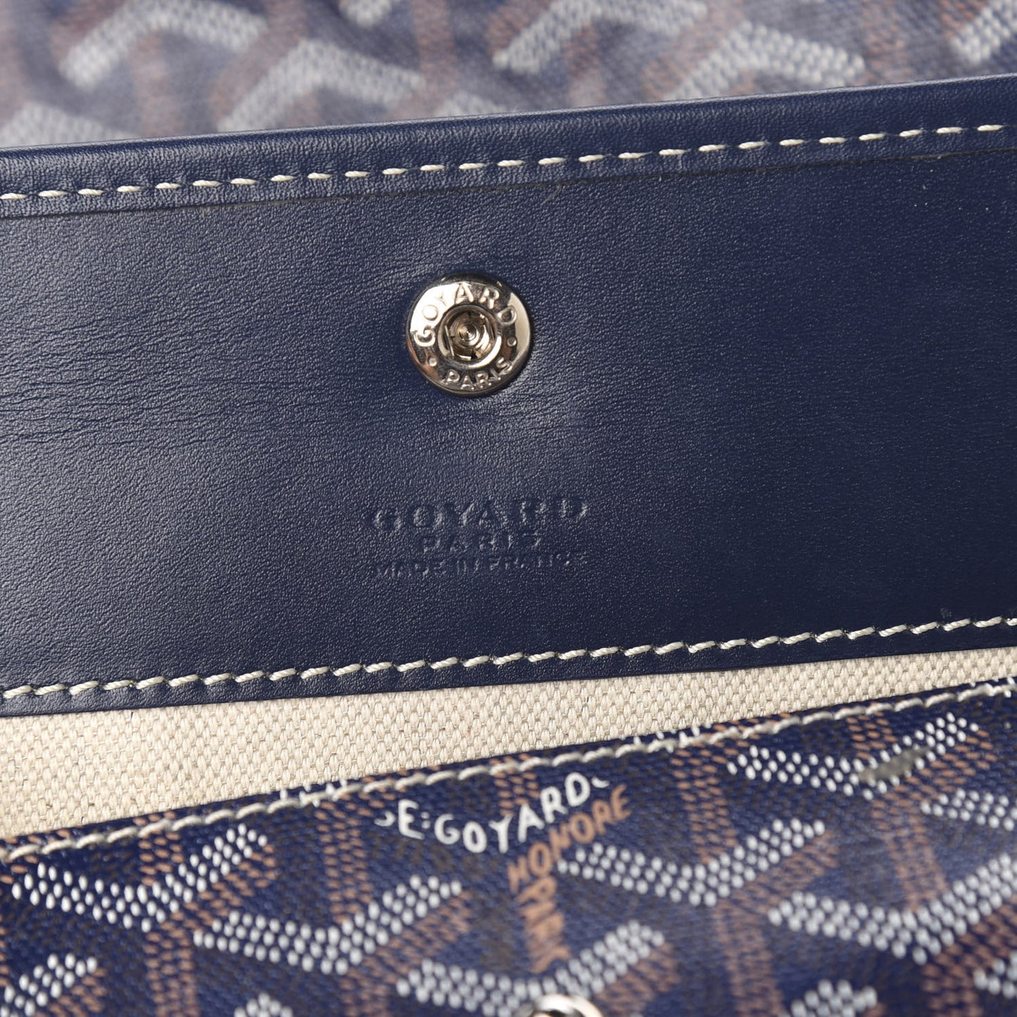 Goyardine Saint Louis PM Navy