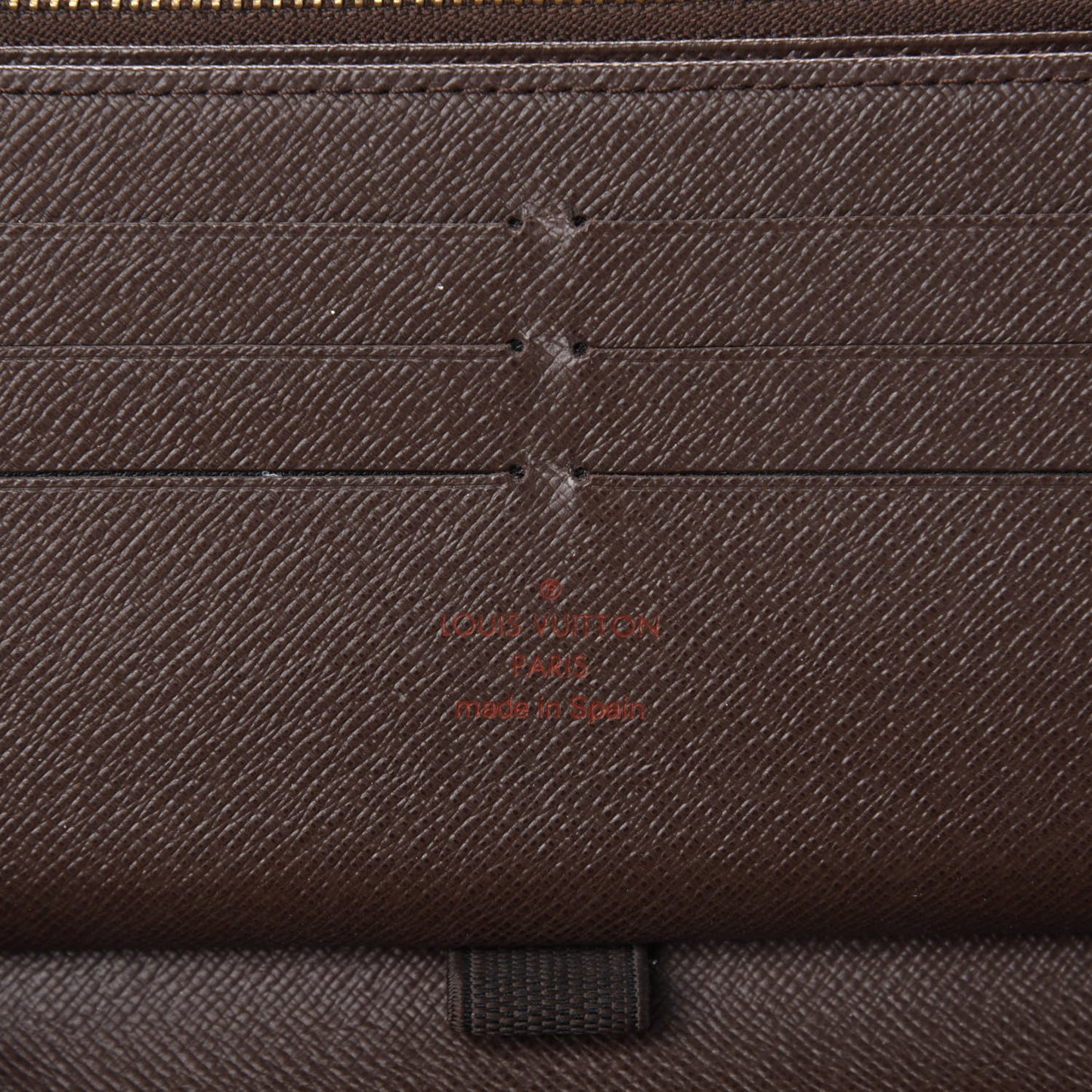 Damier Ebene Zippy Organizer Wallet