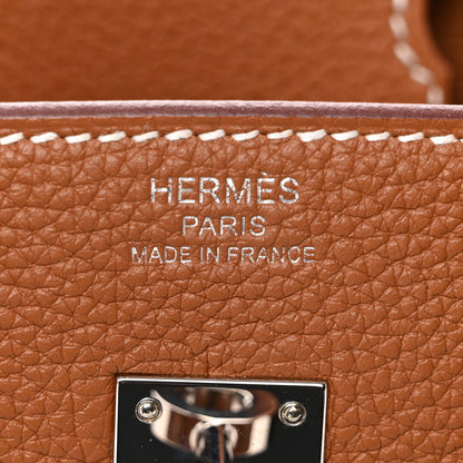 Hermes Togo Birkin 25 Gold 6 of 11