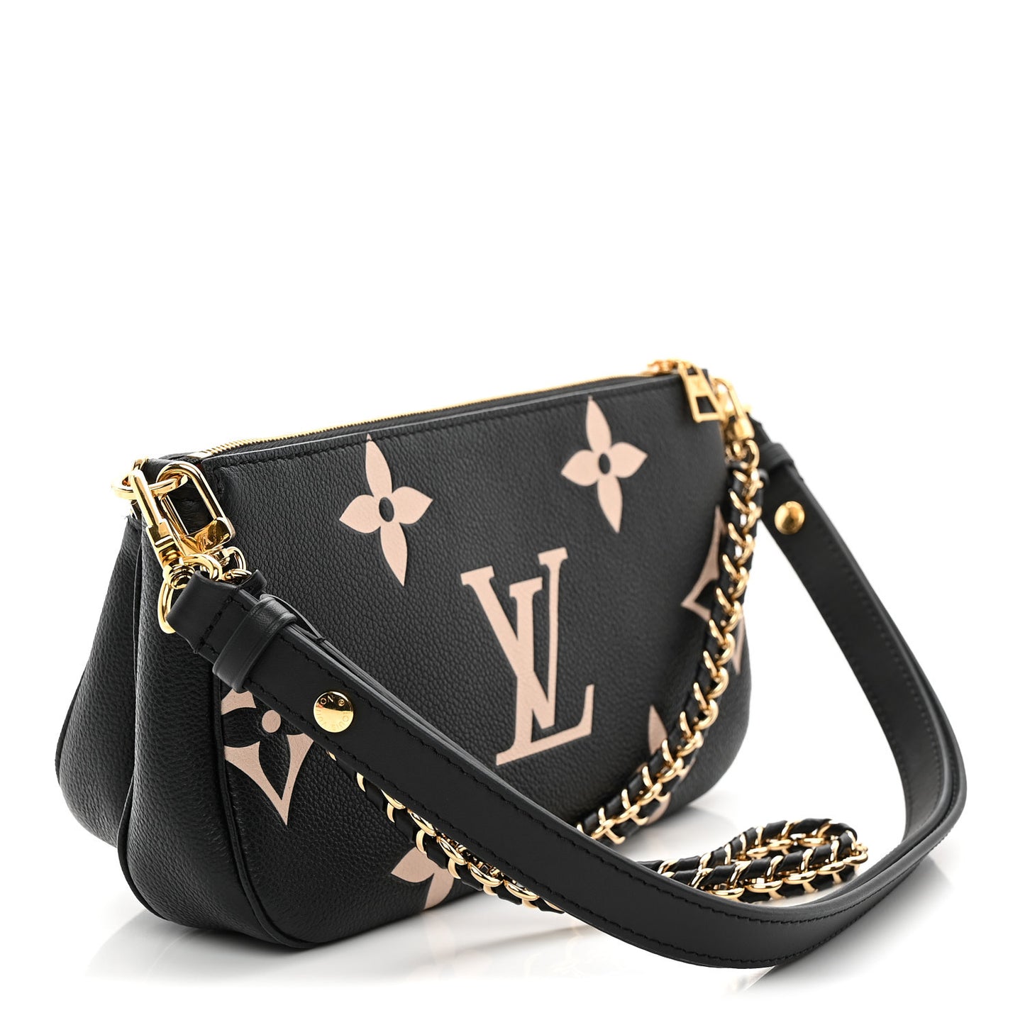 Empreinte Monogram Giant Multi Pochette Accessories Black Beige