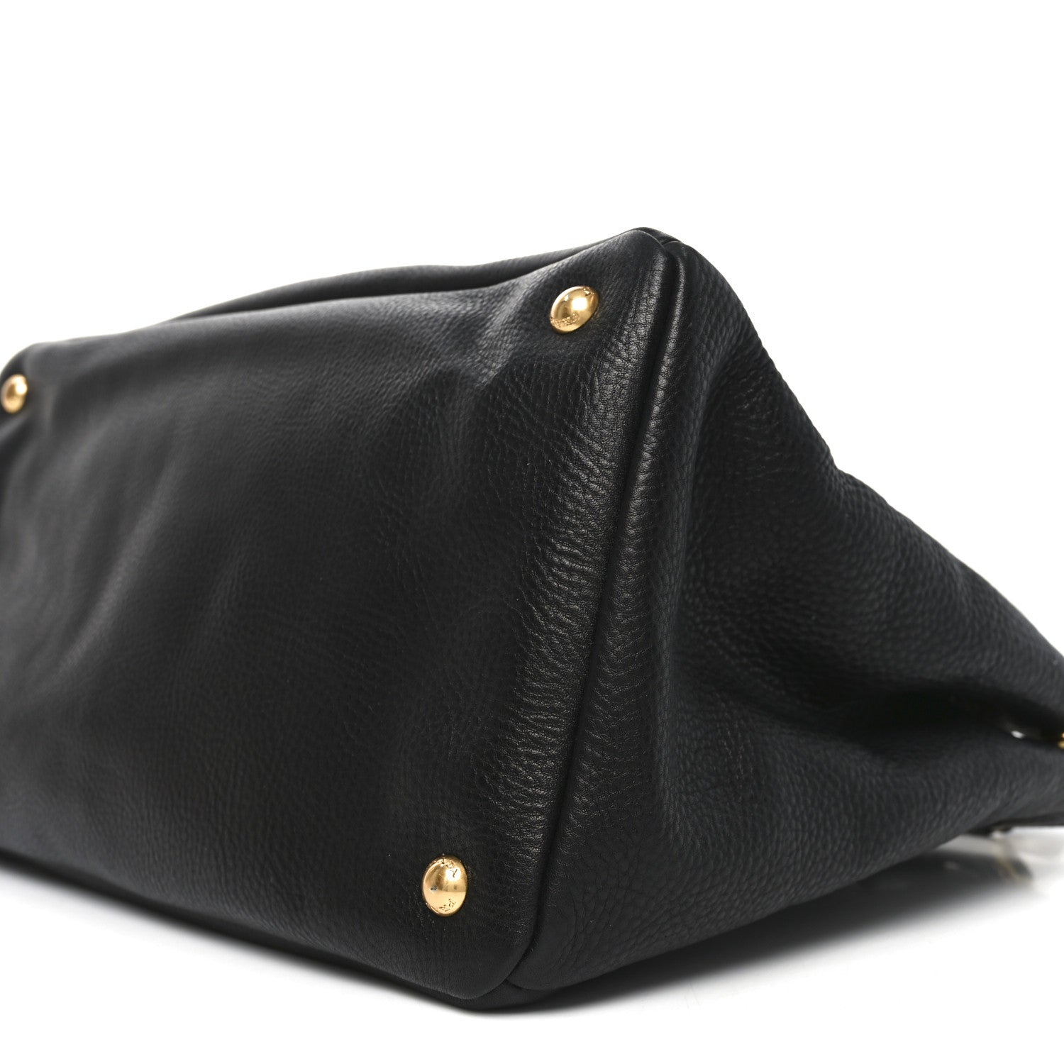 Prada Vitello Daino Tote Black 9 of 9