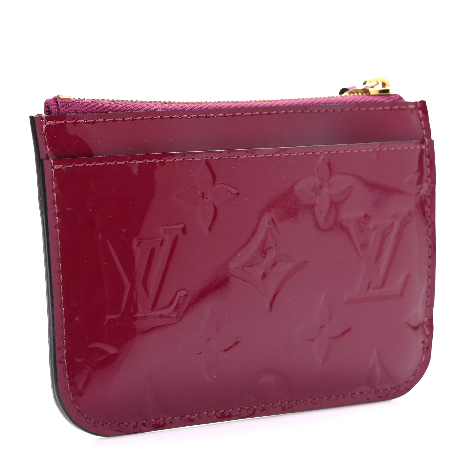 Louis Vuitton Vernis Key Pouch Magenta 3 of 8
