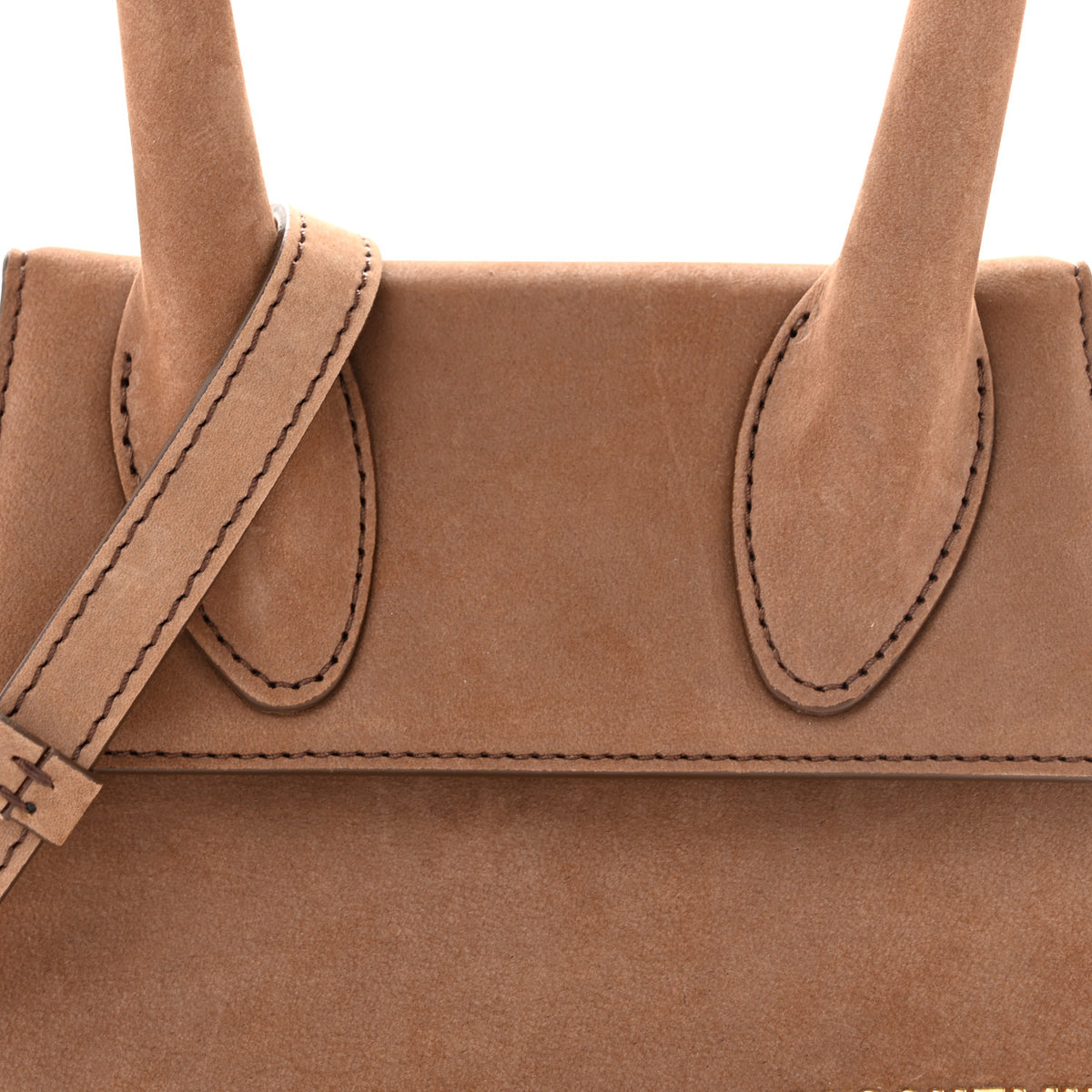Jacquemus Nubuck Le Chiquito Moyen Brown 7 of 13