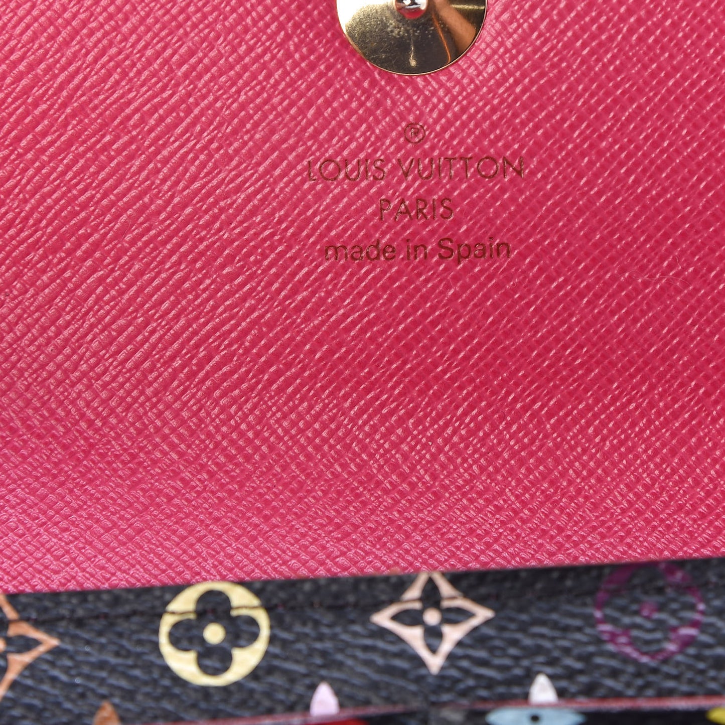 Monogram Multicolor Sarah Wallet Black Grenade