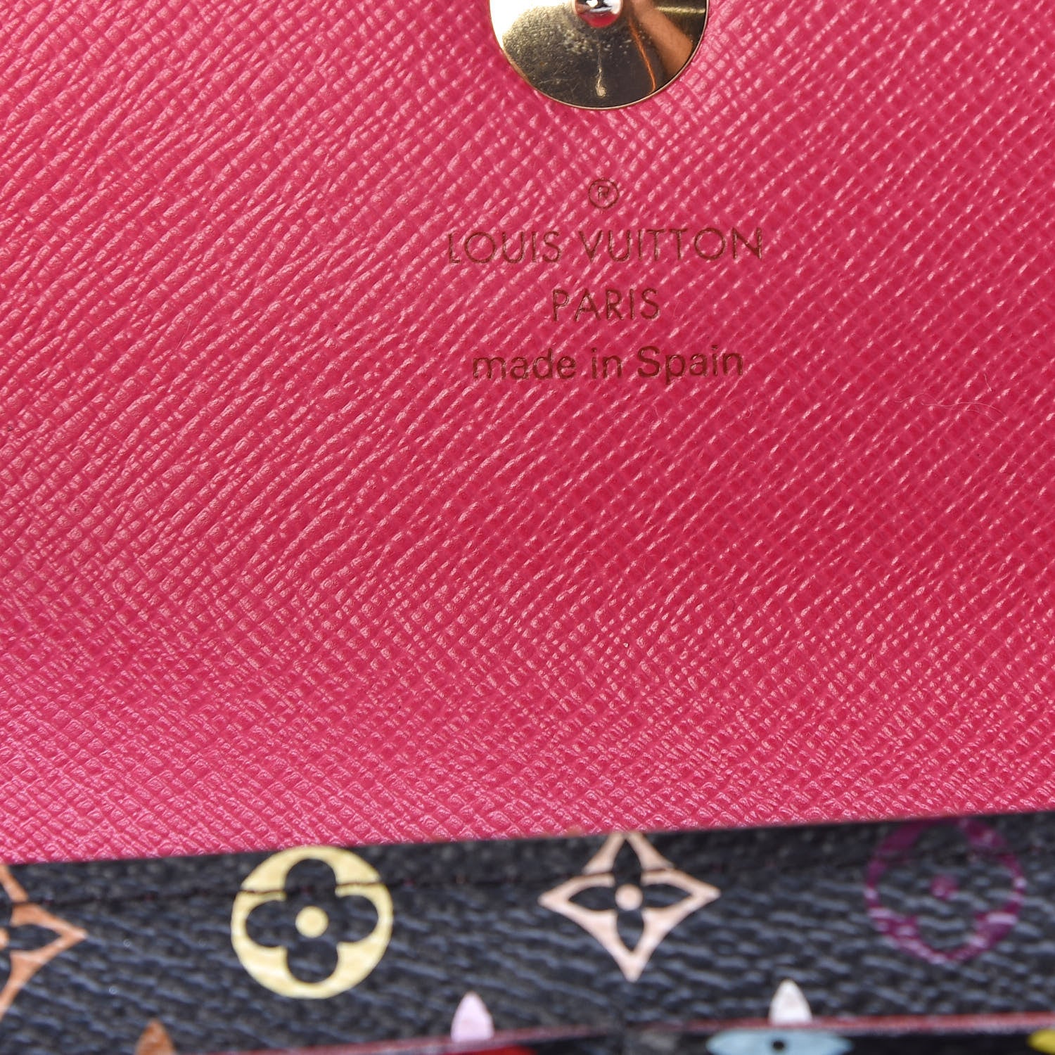 Louis Vuitton Monogram Multicolor Sarah Wallet Black Grenade 6 of 7