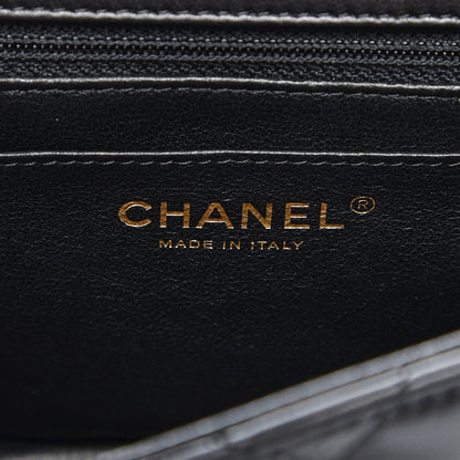 Chanel Lambskin Quilted Mini Square Flap Black 6 of 8
