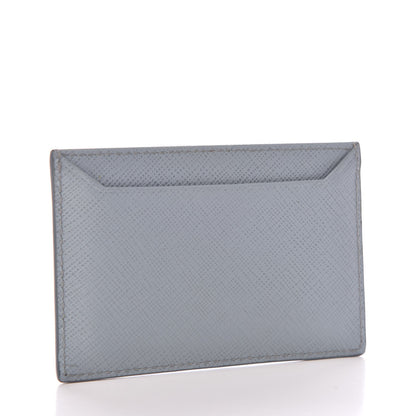 Prada Saffiano Metal Card Case Lago 3 of 8