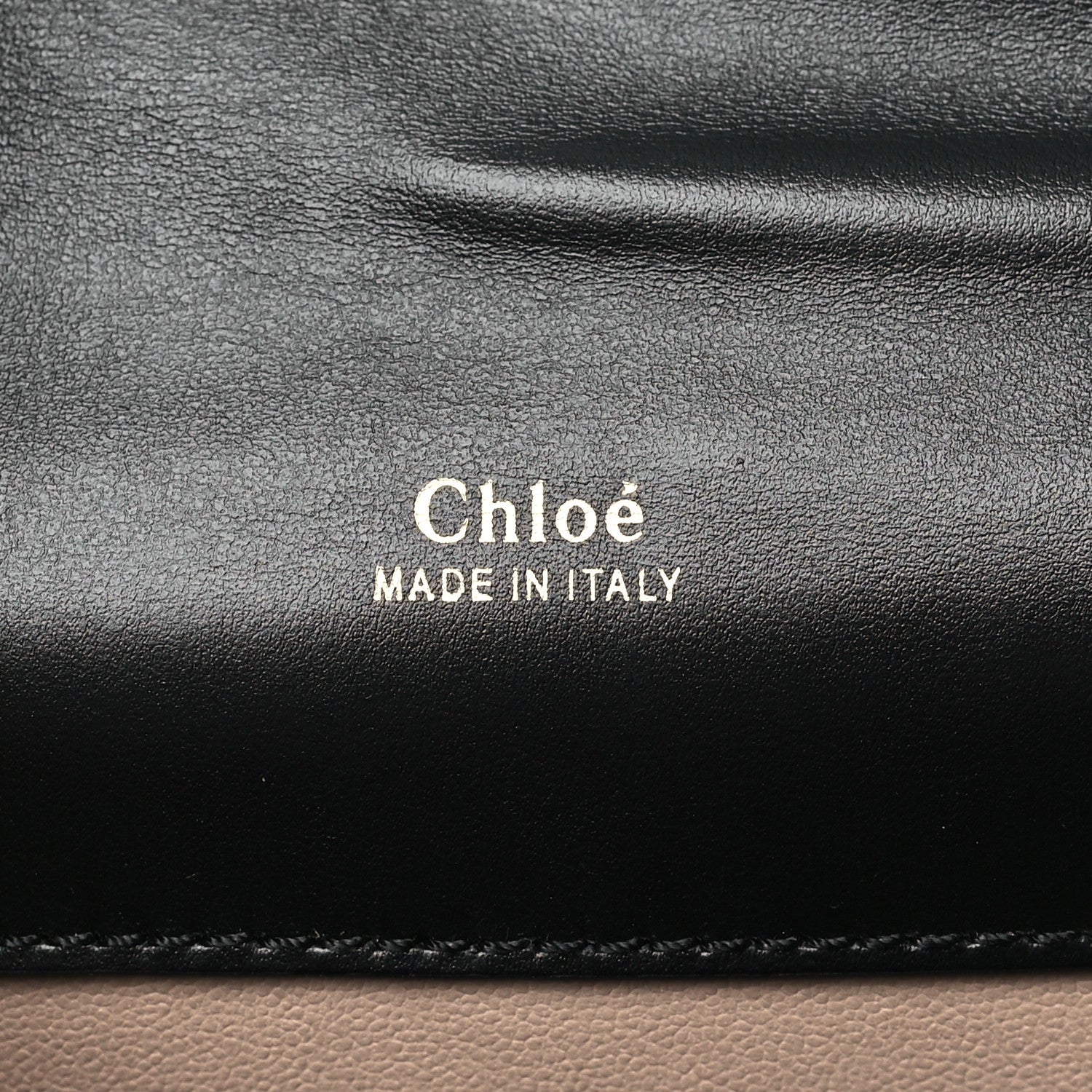 Chloe Shiny Goatskin Calfskin Mini Aby Chain Shoulder Bag Black 6 of 9