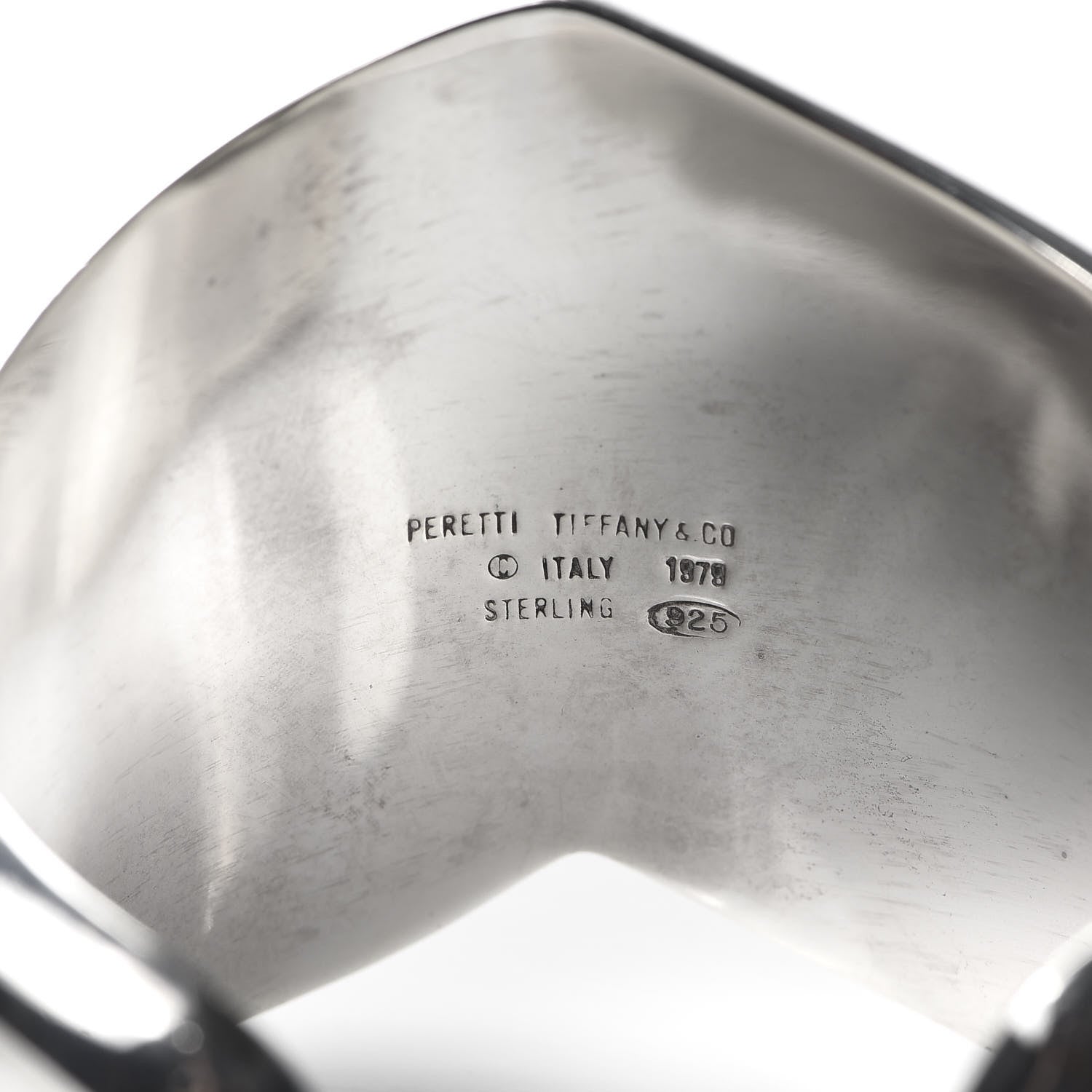 Tiffany Sterling Silver Elsa Peretti Zodiac Libra Cuff Bracelet 4 of 4