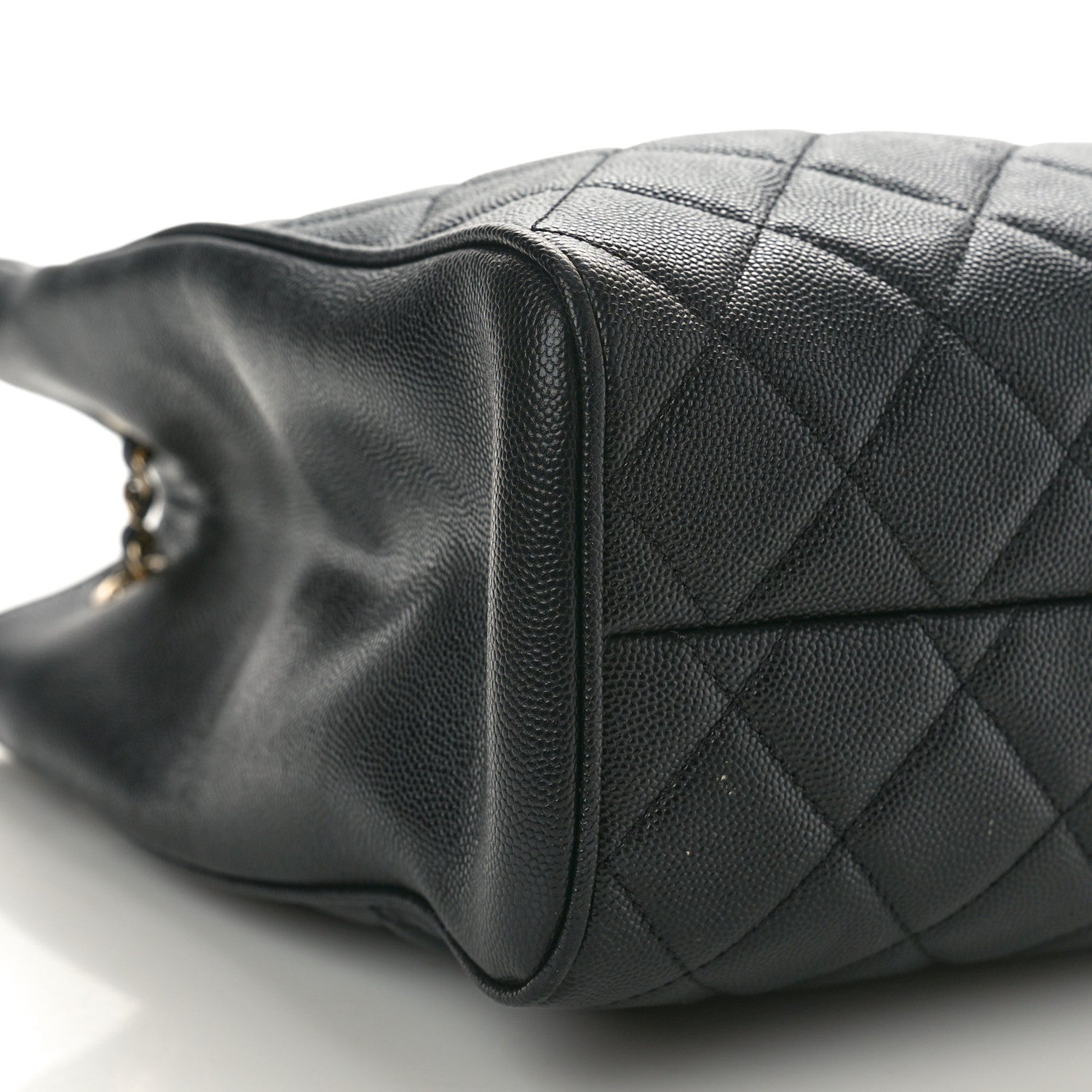 Chanel Caviar Quilted In Out Flap Shopping Tote Black 9 of 10
