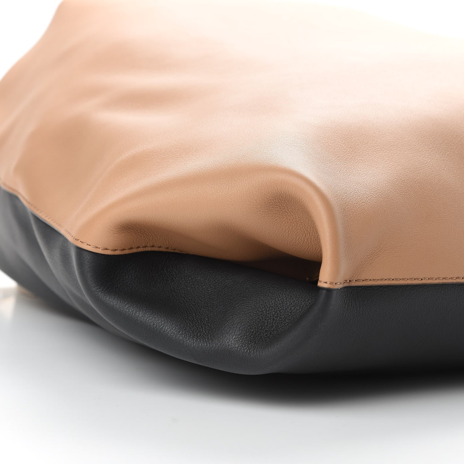 Burberry Calfskin Medium Grommet Hobo Light Camel Black 10 of 11