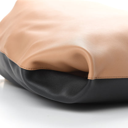 Burberry Calfskin Medium Grommet Hobo Light Camel Black 10 of 11