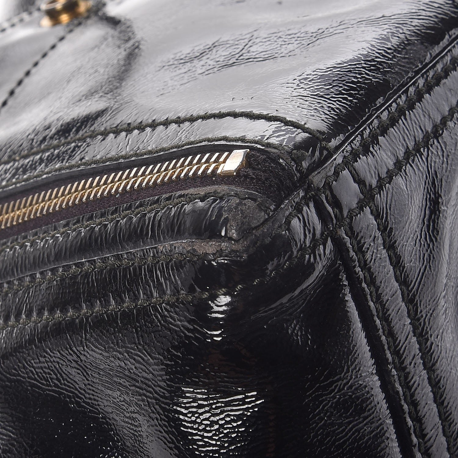 Saint Laurent Patent Medium Downtown Black 9 of 11