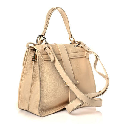 Chloe Shiny Grained Calfskin Medium Aby Day Shoulder Bag Blondie Beige 3 of 10
