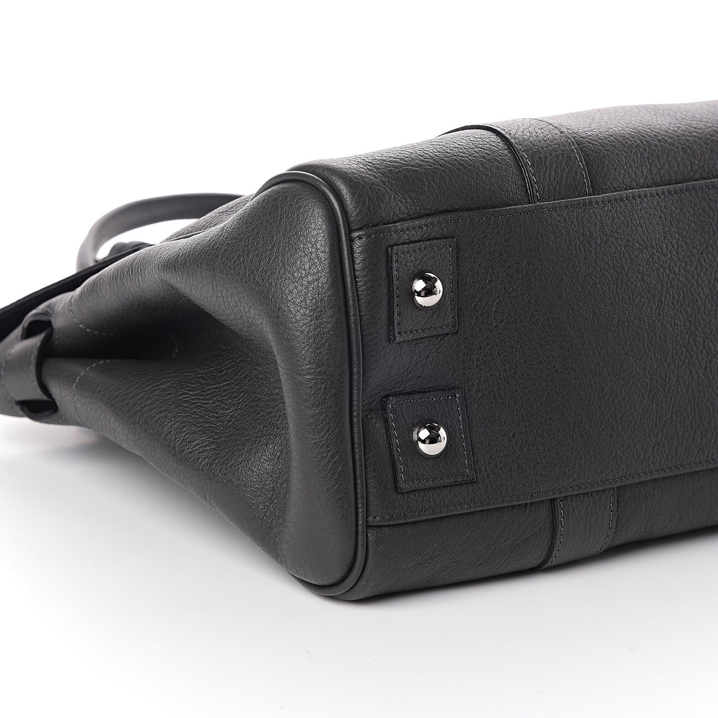 Pebbled Calfskin Bayswater Graphite