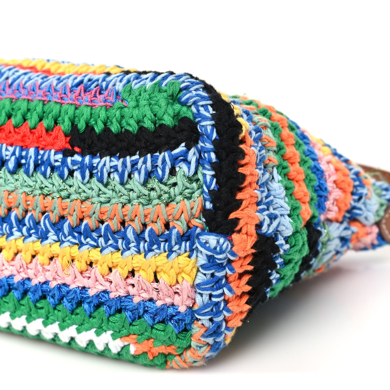 Miu Miu Fabric Crochet Pouch Multicolor 1817860 – FASHIONPHILE