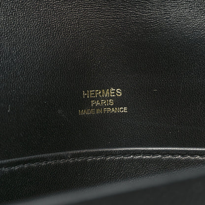 Hermes Epsom Fleche D Or Clutch Black 6 of 12