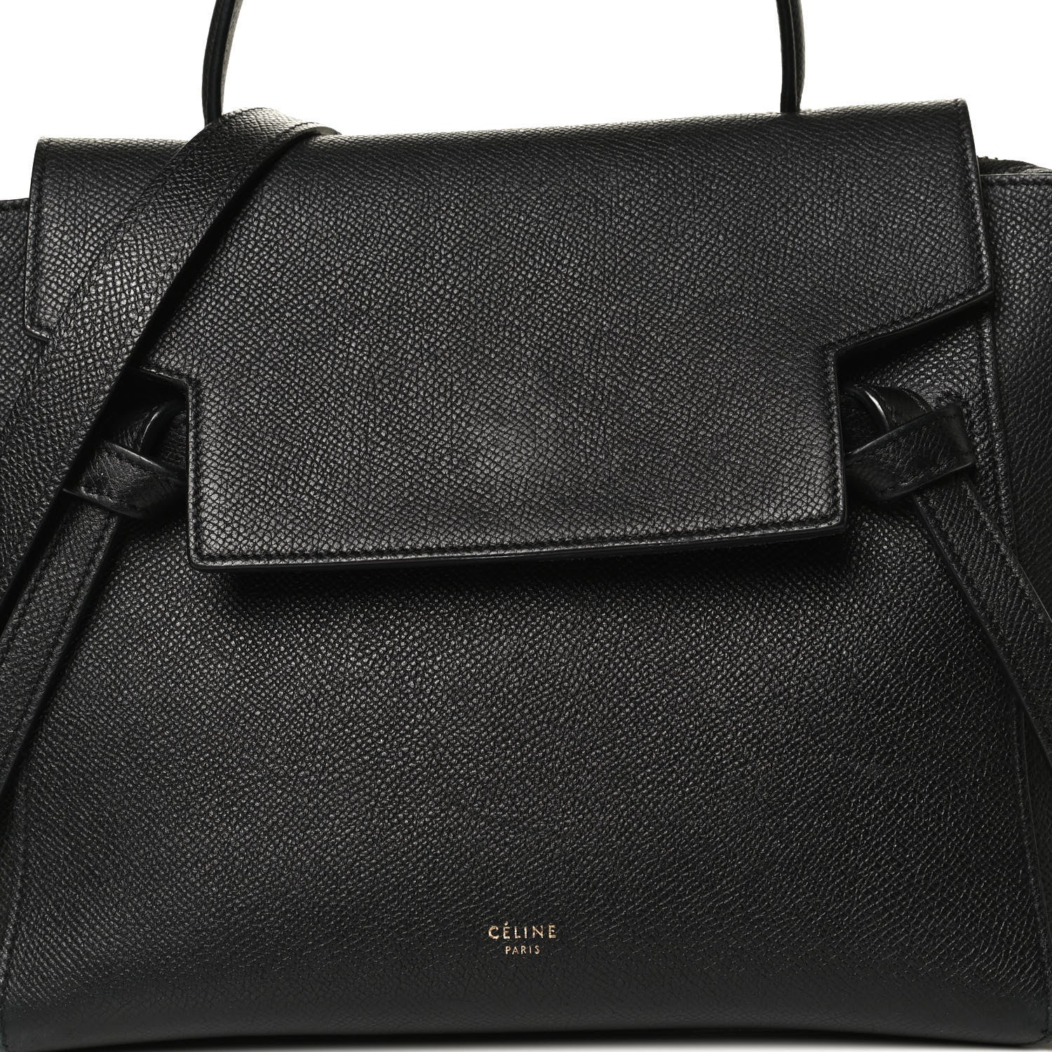 Celine Grained Calfskin Micro Belt Bag Black 7 of 9