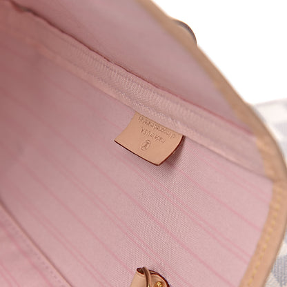Louis Vuitton Damier Azur Neo Neverfull MM Rose Ballerine 8 of 13