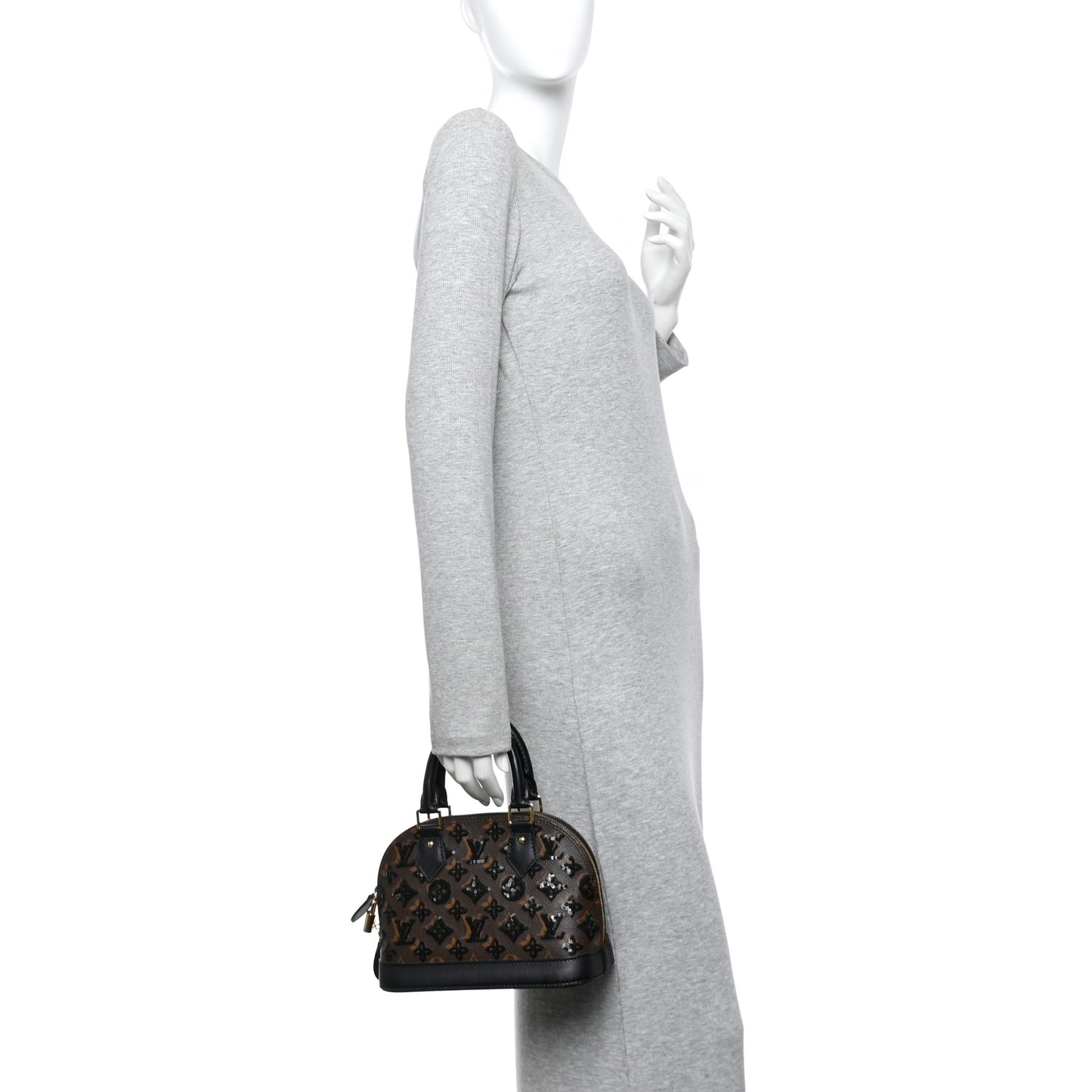 Monogram Sequins Eclipse Alma BB Black